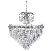 Searchlight 2597-7CC 7 Catherine 7 Light Crystal Chandelier In Chrome