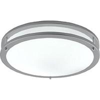 Searchlight 2119-40 Large Grey Finish Fluorescent Flush Lamp