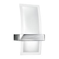 Searchlight 5115 Contemporary Halogen Glass and Chrome Wall Light