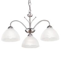 Searchlight 1133-3SS Milanese Satin Silver 3 Light Ceiling Pendant