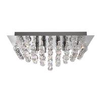 searchlight 6408 8cc hanna square flush chrome 8 light fitting