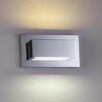 Searchlight 1752CC 2 LED Oblong Wall Light In Chrome With Up And Down Light
