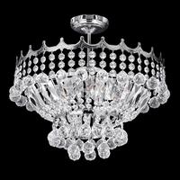 Searchlight 9113-39CC Versailles 5 Light Semi Flush Chandelier