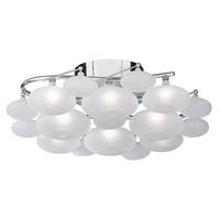 searchlight 8408 8cc dulcie 8 light chrome flush ceiling fitting