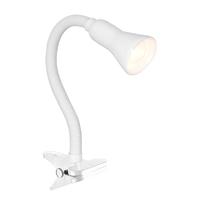 Searchlight 4122WH White Flex Clip On Desk Lamp with Clamp