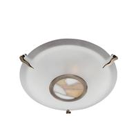 Searchlight 36095AM Glass and Tiffany Flush Ceiling Light Fitting