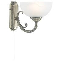 Searchlight 3771-1AB Windsor Wall Light in Antique Brass