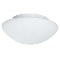 Searchlight 1910-35 Flush Ceiling Light In White With Opal Glass - Diameter: 350mm