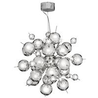 searchlight 8312 12cc molecule 12 light ceiling pendant in chrome