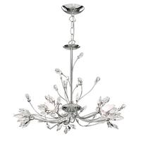 Searchlight 1885-5CC Hibiscus 5 Light Chandelier In Chrome
