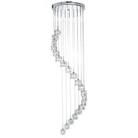 Searchlight 6720-20 Ice Cube 20 Light Chandelier In Chrome