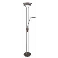 Searchlight 4329BC Black Chrome Mother & Child Floor Lamp