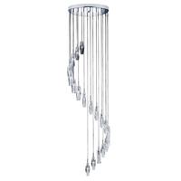 searchlight 888 20 sculptured ice 20 light halogen ceiling pendant