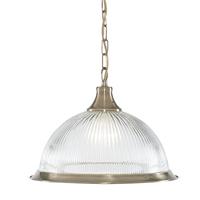 Searchlight 9369 American Diner Antique Brass 1 Light Ceiling Pendant