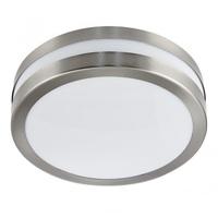 searchlight 2641 28 flush round outdoor ceiling light in stainless ste ...