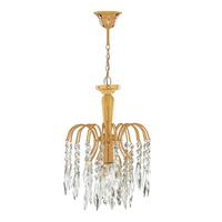 Searchlight 6271-1 Waterfall Gold 1 Light Ceiling Pendant