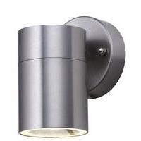 searchlight 5008 1 led outdoor tube wall light with clear glass in sta ...