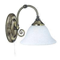 Searchlight 9351-1 Traditional Antique Brass 1 Light Wall Light