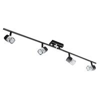 Searchlight 9884BC Black Chrome Spotlight with Crystal Bloc Diffusers
