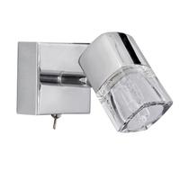 searchlight 9881cc chrome single spotlight with switch