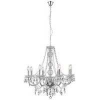 Searchlight 8888-8CL Marie Therese 8 Light Clear Acrylic Chandelier