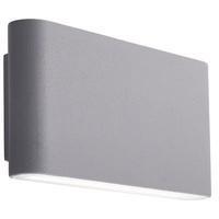 searchlight 2562gy outdoor wall light with frosted diffuser in alumini ...