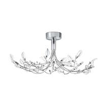 Searchlight 81510-10WH Wisteria White Semi Flush Fitting