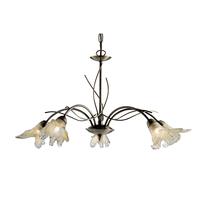 Searchlight 4495-5AB Lily 5 Light Ceiling Pendant