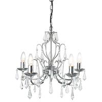 Searchlight 6945-5CC Martina 5 Light Chandelier