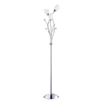 Searchlight 4763CC Gardenia Chrome Floor Lamp