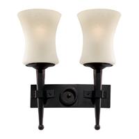 Searchlight 0812-2BK Cartwheel 2 Light Wall Light