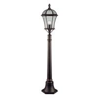 searchlight 1568 capri rustic brown outdoor medium post light