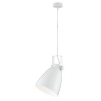 searchlight 8606wh studio white 1 light modern pendant