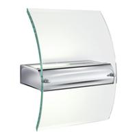 Searchlight LE4115 Low Energy Chrome And Glass Wall Light