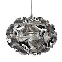 Searchlight 5801-1SM Triangle 1 Light Smoked Pendant Ceiling Light