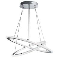 searchlight 5882 2cc solexa modern ceiling light in chrome