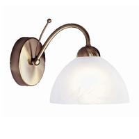 searchlight 1131 1ab milanese antique brass single wall light