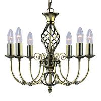 Searchlight 8396-6 Zanzibar 6 Light Pendant