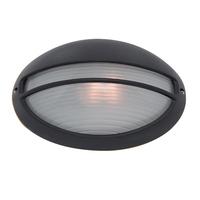 Searchlight 5544BK Oval Black Outdoor Wall Bracket