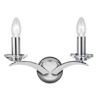 Searchlight 7542-2CC Kensington Chrome Wall Light