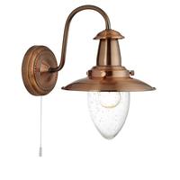 Searchlight 5331-1CU Copper Fisherman Wall Lantern