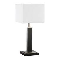 Searchlight 8877BR Waverley Modern Brown Wood Small Table Lamp