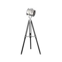 Searchlight 3013 1 Light Stage Light Floor Lamp In Chrome And Black With Chrome Shade -Height: 1500mm