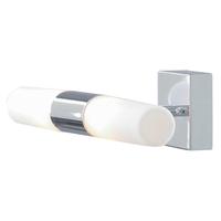 Searchlight 1609CC Chrome Finish Twin IP44 Bathroom Wall Light