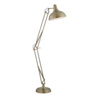 Searchlight 9092AB Maxi Antique Brass Task Floor Lamp