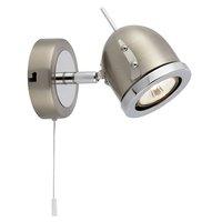 searchlight 4921ss palmer chrome and satin silver single spotlight