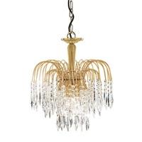 Searchlight 5173-3 Waterfall Gold 3 Light Ceiling Pendant