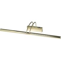 searchlight 8343pb polished brass adjustable picture light