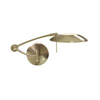 Searchlight 9850AB Antique Brass Swing Arm Wall Light