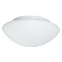 searchlight 1910 23 flush modern ip44 ceiling light with opal glass